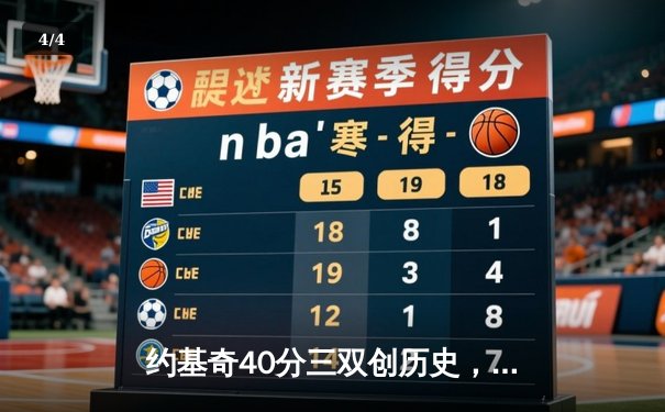 约基奇40分三双创历史，掘金加时险胜勇士迎六连胜 - 4